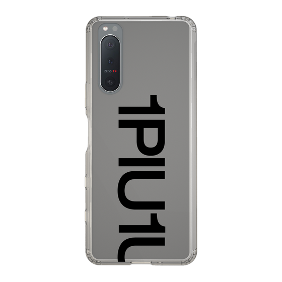 Slim Protection Case for SONY Xperia 5 II［ 1PIU1UGUALE3 - Logo Bold - Black ］