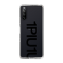 Slim Protection Case for SONY Xperia 10 III［ 1PIU1UGUALE3 - Logo Bold - Black ］