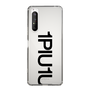 Slim Protection Case for SONY Xperia 1 II［ 1PIU1UGUALE3 - Logo Bold - Black ］
