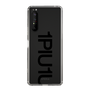 Slim Protection Case for SONY Xperia 1 II［ 1PIU1UGUALE3 - Logo Bold - Black ］
