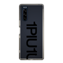 Slim Protection Case for SONY Xperia 5［ 1PIU1UGUALE3 - Logo Bold - Black ］