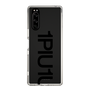 Slim Protection Case for SONY Xperia 5［ 1PIU1UGUALE3 - Logo Bold - Black ］
