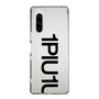 Slim Protection Case for SONY Xperia 5［ 1PIU1UGUALE3 - Logo Bold - Black ］