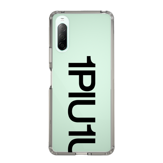 Slim Protection Case for SONY Xperia 10 II［ 1PIU1UGUALE3 - Logo Bold - Black ］