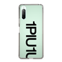 Slim Protection Case for SONY Xperia 10 II［ 1PIU1UGUALE3 - Logo Bold - Black ］