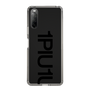 Slim Protection Case for SONY Xperia 10 II［ 1PIU1UGUALE3 - Logo Bold - Black ］