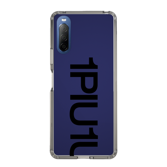 Slim Protection Case for SONY Xperia 10 II［ 1PIU1UGUALE3 - Logo Bold - Black ］