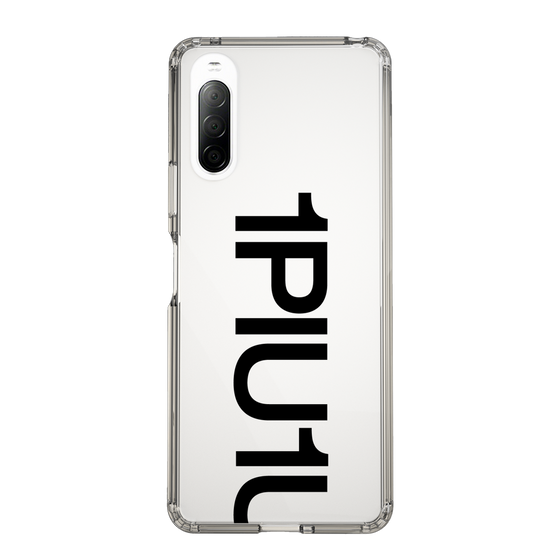 Slim Protection Case for SONY Xperia 10 II［ 1PIU1UGUALE3 - Logo Bold - Black ］
