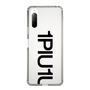Slim Protection Case for SONY Xperia 10 II［ 1PIU1UGUALE3 - Logo Bold - Black ］