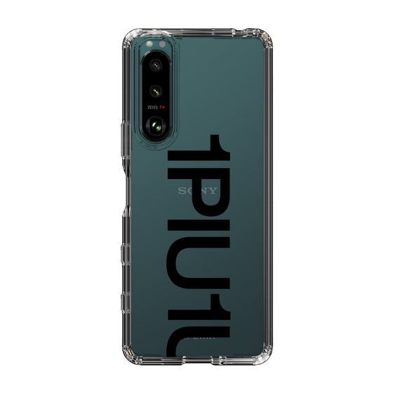 Slim Protection Case for SONY Xperia 5 III［ 1PIU1UGUALE3 - Logo Bold - Black ］