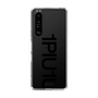 Slim Protection Case for SONY Xperia 1 III［ 1PIU1UGUALE3 - Logo Bold - Black ］