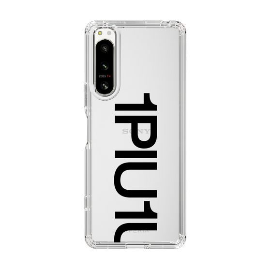 Slim Protection Case for SONY Xperia 5 IV［ 1PIU1UGUALE3 - Logo Bold - Black ］