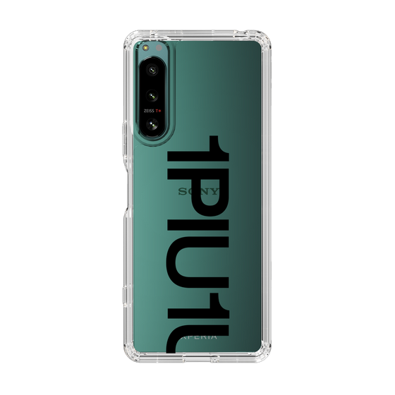 Slim Protection Case for SONY Xperia 5 IV［ 1PIU1UGUALE3 - Logo Bold - Black ］