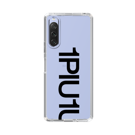 Slim Protection Case for SONY Xperia 10 V［ 1PIU1UGUALE3 - Logo Bold - Black ］