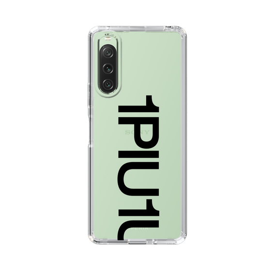 Slim Protection Case for SONY Xperia 10 V［ 1PIU1UGUALE3 - Logo Bold - Black ］