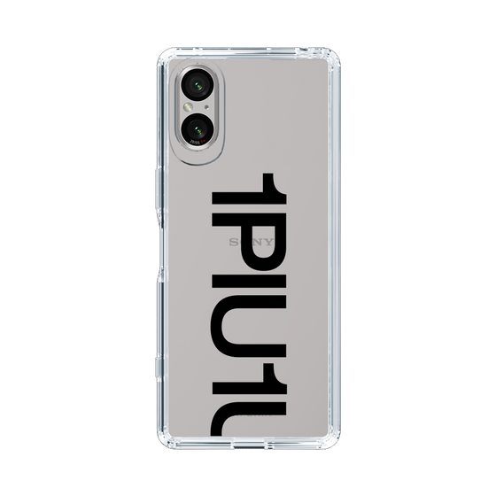 Slim Protection Case for SONY Xperia 5 V［ 1PIU1UGUALE3 - Logo Bold - Black ］