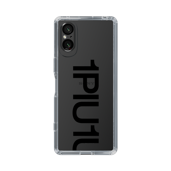 Slim Protection Case for SONY Xperia 5 V［ 1PIU1UGUALE3 - Logo Bold - Black ］