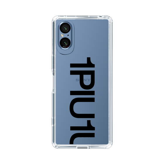 Slim Protection Case for SONY Xperia 5 V［ 1PIU1UGUALE3 - Logo Bold - Black ］