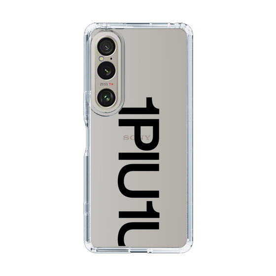 Slim Protection Case for SONY Xperia 1 VI［ 1PIU1UGUALE3 - Logo Bold - Black ］