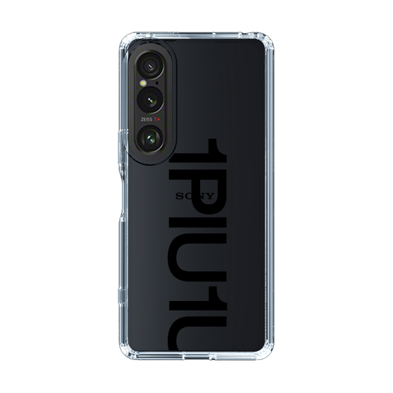 Slim Protection Case for SONY Xperia 1 VI［ 1PIU1UGUALE3 - Logo Bold - Black ］