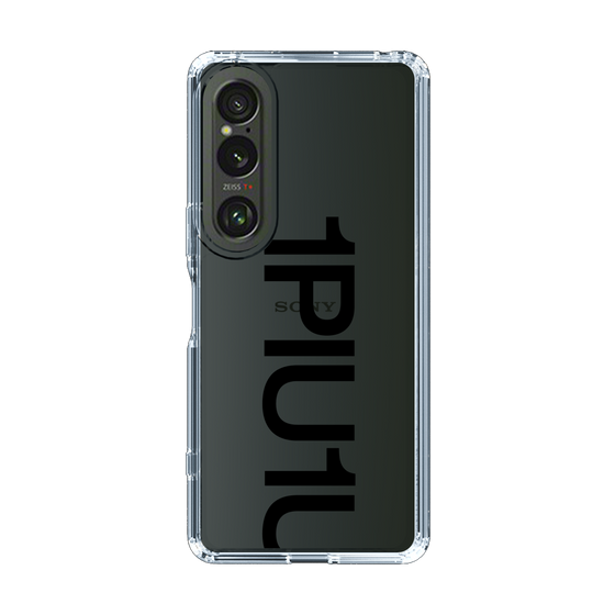 Slim Protection Case for SONY Xperia 1 VI［ 1PIU1UGUALE3 - Logo Bold - Black ］