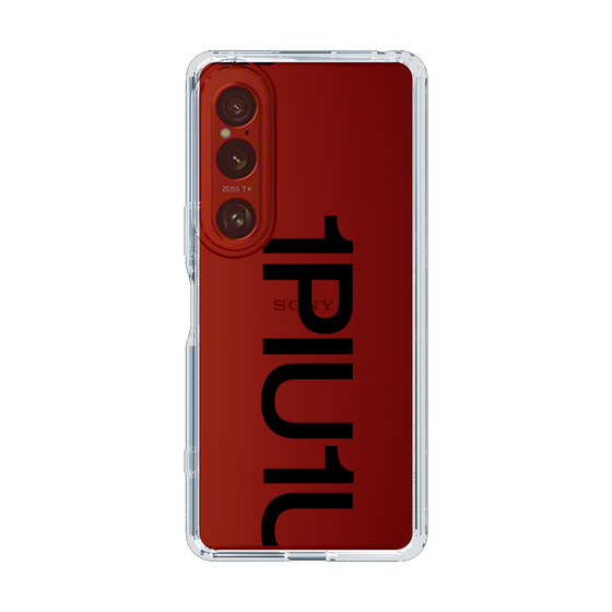 Slim Protection Case for SONY Xperia 1 VI［ 1PIU1UGUALE3 - Logo Bold - Black ］
