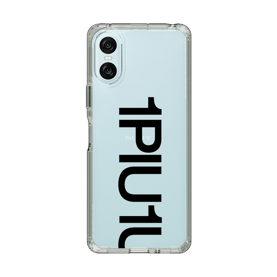 Slim Protection Case for SONY Xperia 10 VI［ 1PIU1UGUALE3 - Logo Bold - Black ］