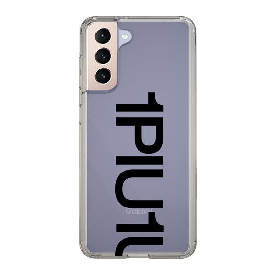 Slim Protection Case for Samsung Galaxy S21 5G［ 1PIU1UGUALE3 - Logo Bold - Black ］
