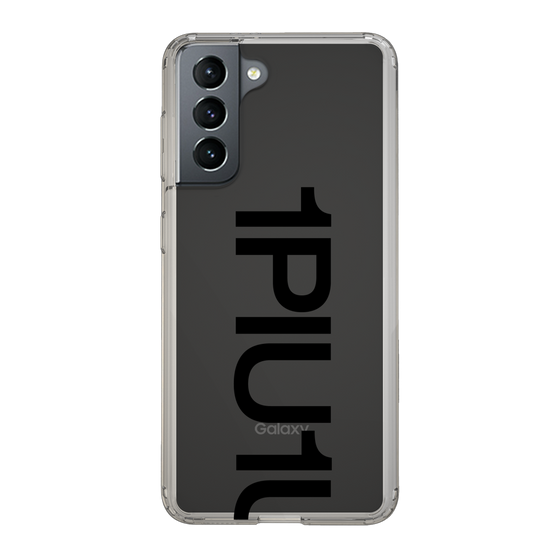 Slim Protection Case for Samsung Galaxy S21 5G［ 1PIU1UGUALE3 - Logo Bold - Black ］