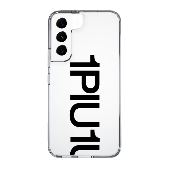 Slim Protection Case for Samsung Galaxy S22［ 1PIU1UGUALE3 - Logo Bold - Black ］