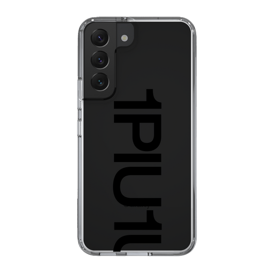 Slim Protection Case for Samsung Galaxy S22［ 1PIU1UGUALE3 - Logo Bold - Black ］