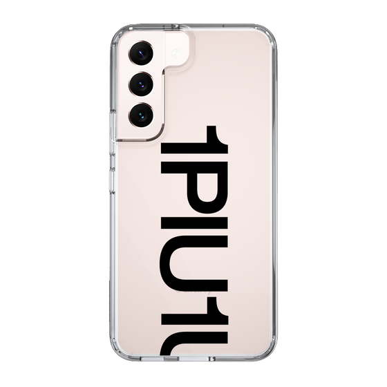 Slim Protection Case for Samsung Galaxy S22［ 1PIU1UGUALE3 - Logo Bold - Black ］