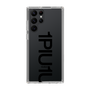 Slim Protection Case for Samsung Galaxy S22 Ultra［ 1PIU1UGUALE3 - Logo Bold - Black ］