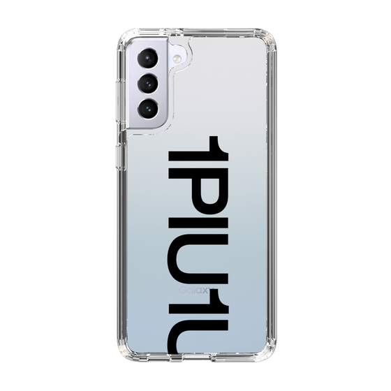 Slim Protection Case for Samsung Galaxy S21+ 5G［ 1PIU1UGUALE3 - Logo Bold - Black ］
