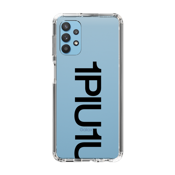 Slim Protection Case for Samsung Galaxy A32 5G［ 1PIU1UGUALE3 - Logo Bold - Black ］