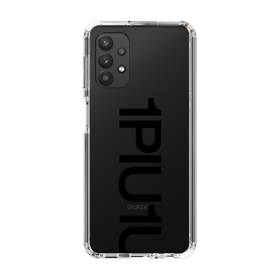 Slim Protection Case for Samsung Galaxy A32 5G［ 1PIU1UGUALE3 - Logo Bold - Black ］