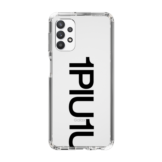 Slim Protection Case for Samsung Galaxy A32 5G［ 1PIU1UGUALE3 - Logo Bold - Black ］