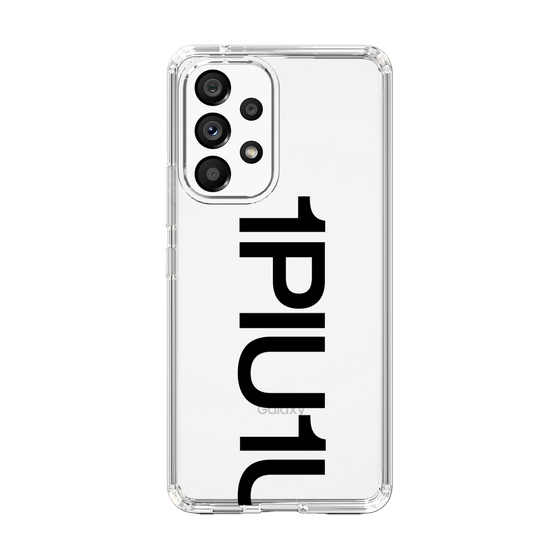 Slim Protection Case for Samsung Galaxy A53 5G［ 1PIU1UGUALE3 - Logo Bold - Black ］