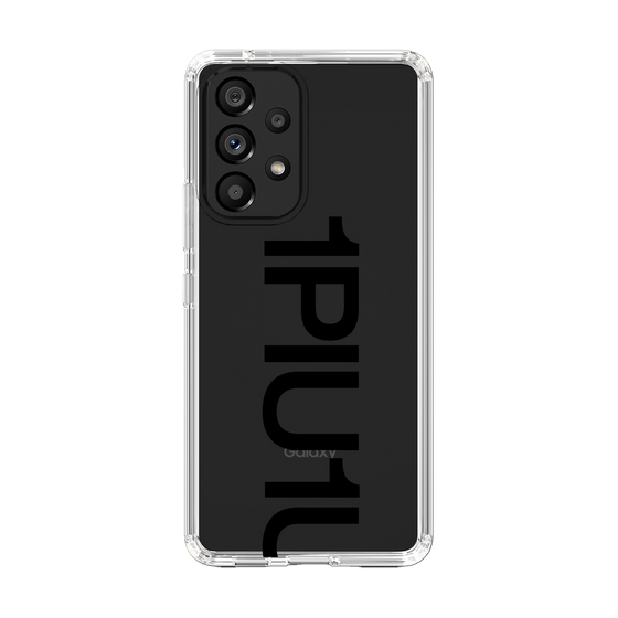Slim Protection Case for Samsung Galaxy A53 5G［ 1PIU1UGUALE3 - Logo Bold - Black ］