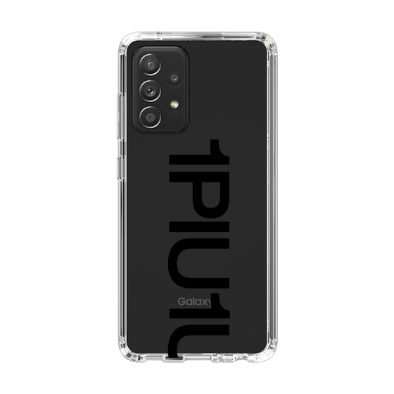 Slim Protection Case for Samsung Galaxy A52 5G［ 1PIU1UGUALE3 - Logo Bold - Black ］
