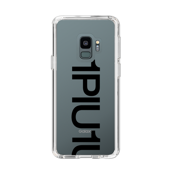 Slim Protection Case for Samsung Galaxy S9［ 1PIU1UGUALE3 - Logo Bold - Black ］