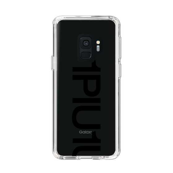 Slim Protection Case for Samsung Galaxy S9［ 1PIU1UGUALE3 - Logo Bold - Black ］