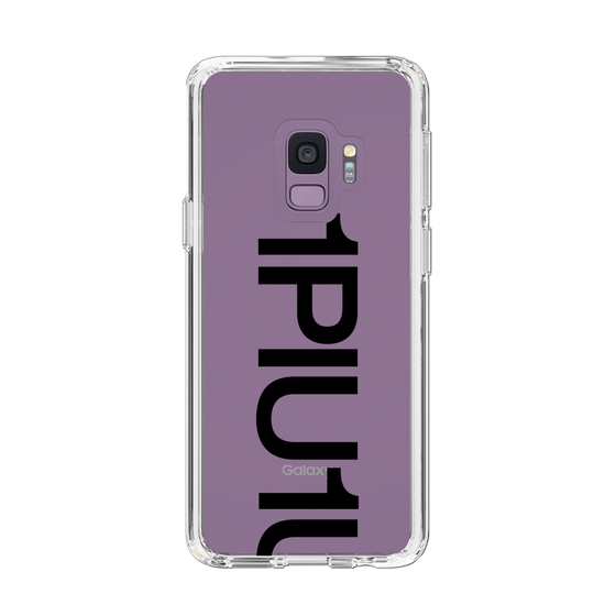 Slim Protection Case for Samsung Galaxy S9［ 1PIU1UGUALE3 - Logo Bold - Black ］