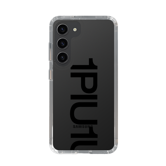 Slim Protection Case for Samsung Galaxy S23［ 1PIU1UGUALE3 - Logo Bold - Black ］