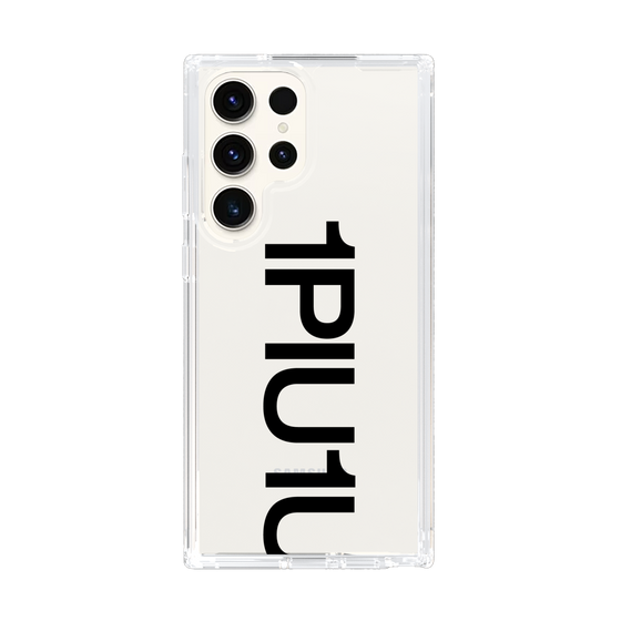 Slim Protection Case for Samsung Galaxy S23 Ultra［ 1PIU1UGUALE3 - Logo Bold - Black ］