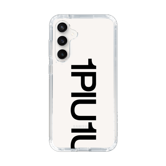 Slim Protection Case for Samsung Galaxy S23 FE［ 1PIU1UGUALE3 - Logo Bold - Black ］