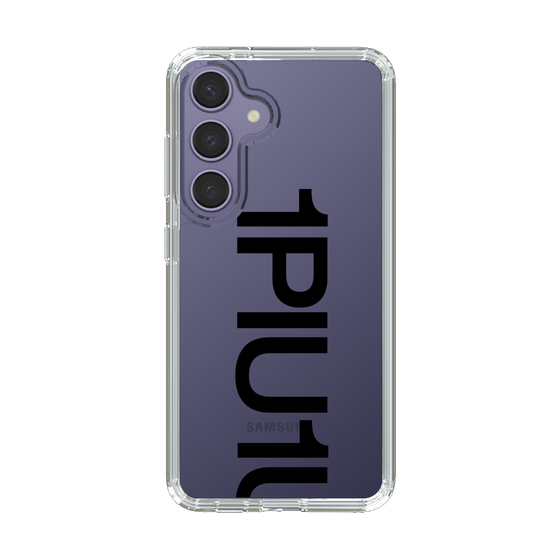 Slim Protection Case for Samsung Galaxy S24［ 1PIU1UGUALE3 - Logo Bold - Black ］