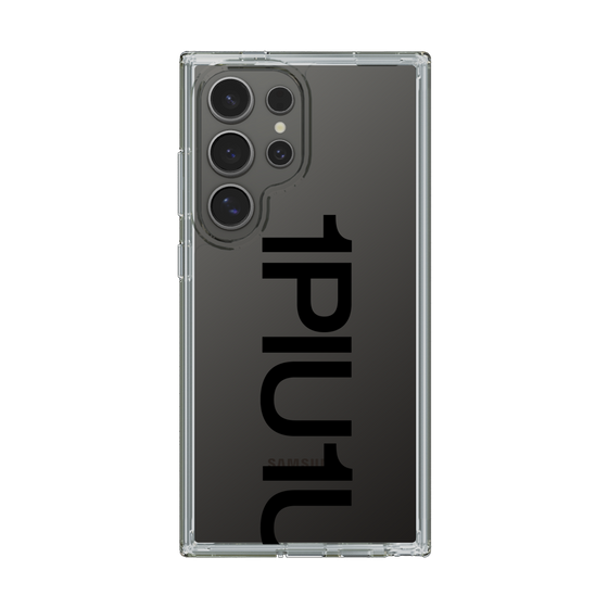 Slim Protection Case for Samsung Galaxy S24 Ultra［ 1PIU1UGUALE3 - Logo Bold - Black ］