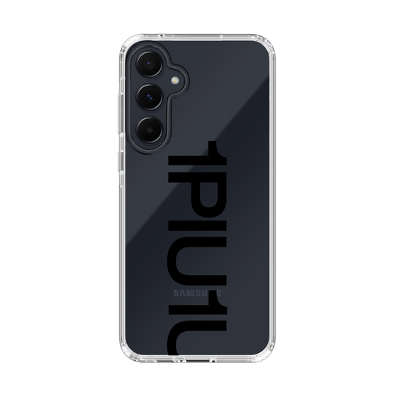 Slim Protection Case for Samsung Galaxy A55［ 1PIU1UGUALE3 - Logo Bold - Black ］
