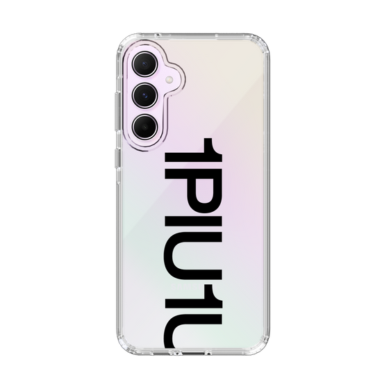 Slim Protection Case for Samsung Galaxy A55［ 1PIU1UGUALE3 - Logo Bold - Black ］